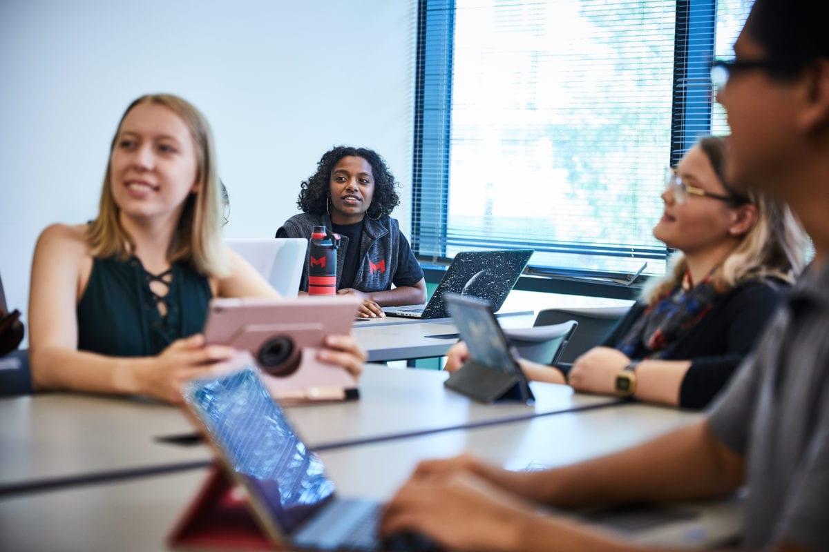 students at Maryville University